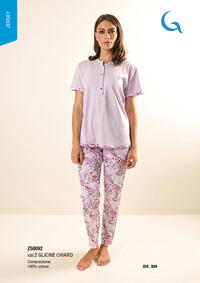 PIGIAMA DONNA M/M Z50092 Tellini S.r.l. Ingrosso Abbigliamento
